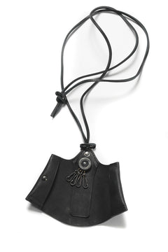 Load image into Gallery viewer, Portaille "Atelier Made" exclusive NECK KEY CASE / PUEBLO by Badalassi Carlo (BLACK)