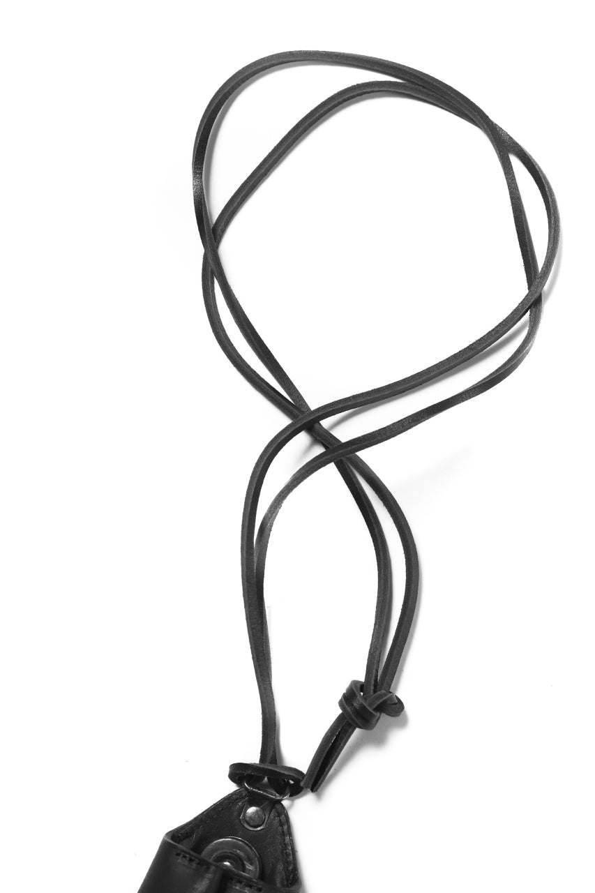 Load image into Gallery viewer, Portaille "Atelier Made" exclusive NECK KEY CASE / PUEBLO by Badalassi Carlo (BLACK)