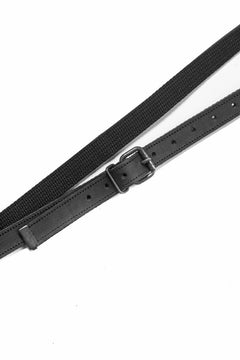 Load image into Gallery viewer, Portaille "Atelier Made" exclusive NECK STRAP / PUEBLO by Badalassi Carlo (BLACK)