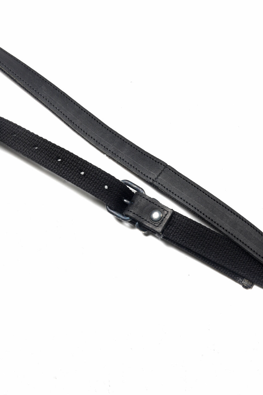 Load image into Gallery viewer, Portaille "Atelier Made" exclusive NECK STRAP / PUEBLO by Badalassi Carlo (BLACK)