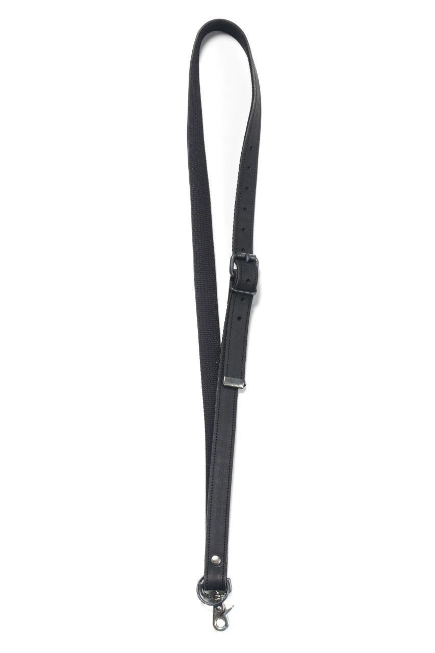 Load image into Gallery viewer, Portaille "Atelier Made" exclusive NECK STRAP / PUEBLO by Badalassi Carlo (BLACK)