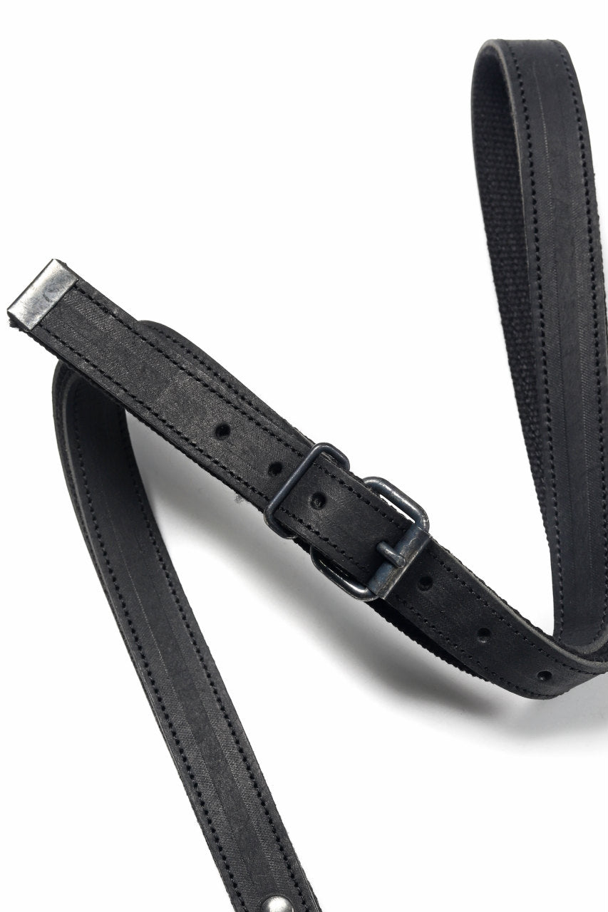 Load image into Gallery viewer, Portaille "Atelier Made" exclusive NECK STRAP / PUEBLO by Badalassi Carlo (BLACK)