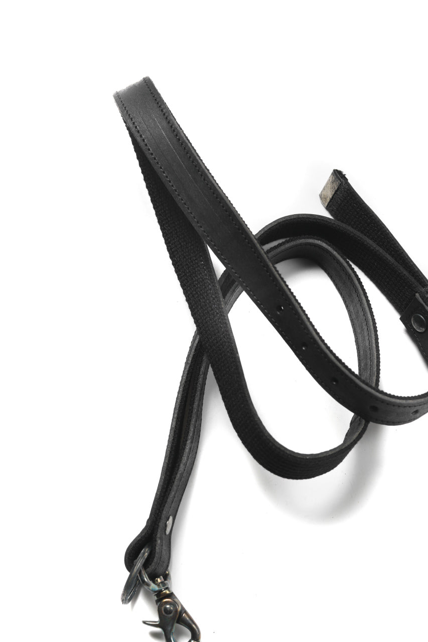 Load image into Gallery viewer, Portaille "Atelier Made" exclusive NECK STRAP / PUEBLO by Badalassi Carlo (BLACK)