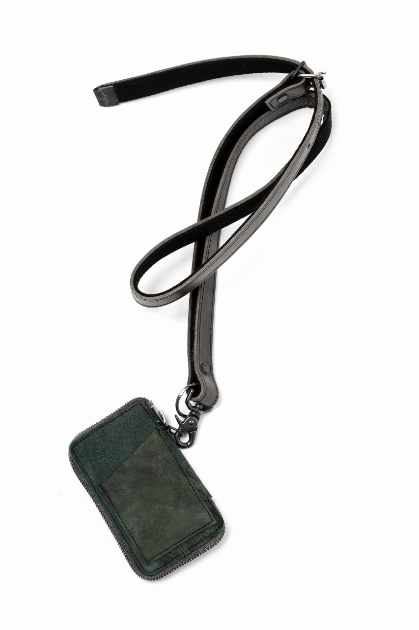 画像をギャラリービューアに読み込む, Portaille "Limited Made" NECK STRAP / OIL PRESSED STEER (GREY)