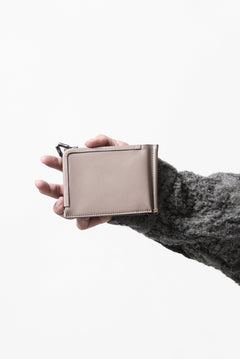 画像をギャラリービューアに読み込む, discord Yohji Yamamoto Money Clip Wallet / Soft Cow Skin Leather (BEIGE)