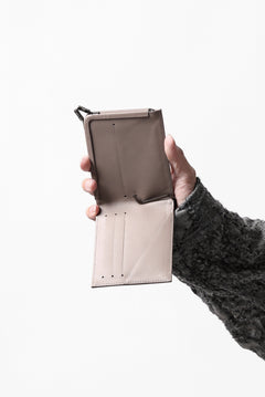 画像をギャラリービューアに読み込む, discord Yohji Yamamoto Money Clip Wallet / Soft Cow Skin Leather (BEIGE)