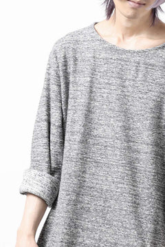 Load image into Gallery viewer, ISAMU KATAYAMA BACKLASH RANDOM PILE FABRIC LONG SLEEVE CUT & SEWN (GREY)
