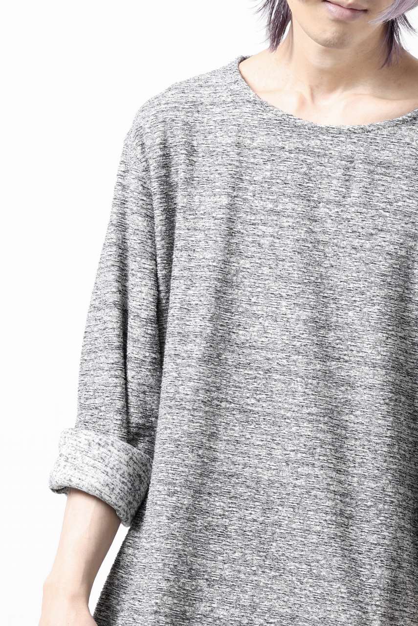 Load image into Gallery viewer, ISAMU KATAYAMA BACKLASH RANDOM PILE FABRIC LONG SLEEVE CUT & SEWN (GREY)