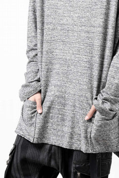 Load image into Gallery viewer, ISAMU KATAYAMA BACKLASH RANDOM PILE FABRIC LONG SLEEVE CUT & SEWN (GREY)