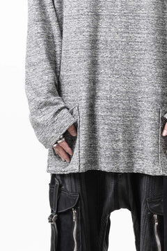 Load image into Gallery viewer, ISAMU KATAYAMA BACKLASH RANDOM PILE FABRIC LONG SLEEVE CUT & SEWN (GREY)