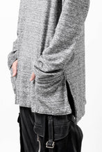 Load image into Gallery viewer, ISAMU KATAYAMA BACKLASH RANDOM PILE FABRIC LONG SLEEVE CUT & SEWN (GREY)
