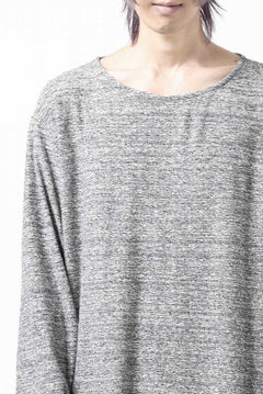 Load image into Gallery viewer, ISAMU KATAYAMA BACKLASH RANDOM PILE FABRIC LONG SLEEVE CUT & SEWN (GREY)