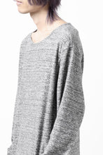 Load image into Gallery viewer, ISAMU KATAYAMA BACKLASH RANDOM PILE FABRIC LONG SLEEVE CUT & SEWN (GREY)