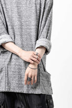 Load image into Gallery viewer, ISAMU KATAYAMA BACKLASH RANDOM PILE FABRIC LONG SLEEVE CUT & SEWN (GREY)