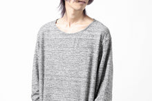 Load image into Gallery viewer, ISAMU KATAYAMA BACKLASH RANDOM PILE FABRIC LONG SLEEVE CUT & SEWN (GREY)