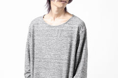 Load image into Gallery viewer, ISAMU KATAYAMA BACKLASH RANDOM PILE FABRIC LONG SLEEVE CUT & SEWN (GREY)