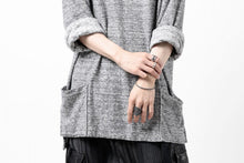 Load image into Gallery viewer, ISAMU KATAYAMA BACKLASH RANDOM PILE FABRIC LONG SLEEVE CUT & SEWN (GREY)