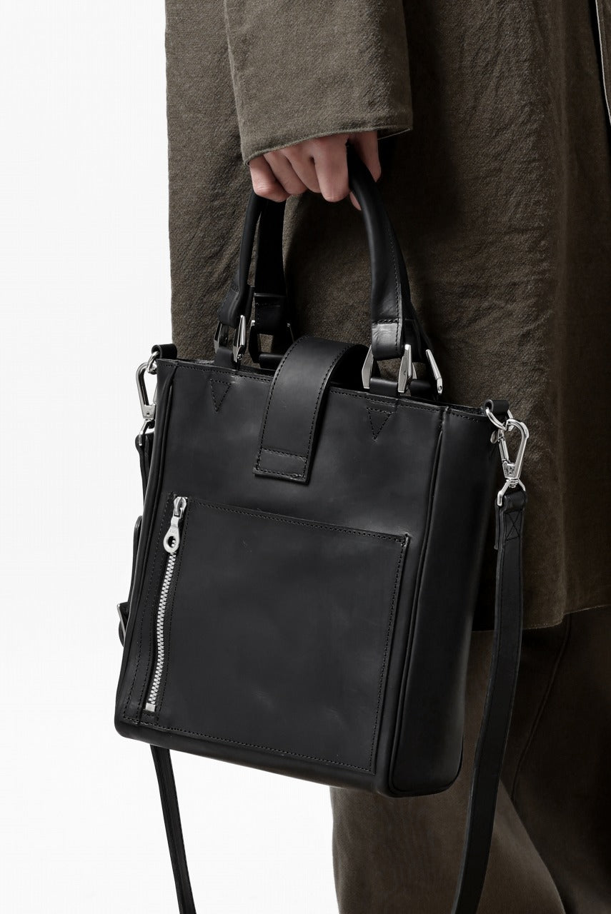 Load image into Gallery viewer, ISAMU KATAYAMA BACKLASH 2WAY SHOULDER & TOTE BAG / GUIDI OILED CALF (BLACK)
