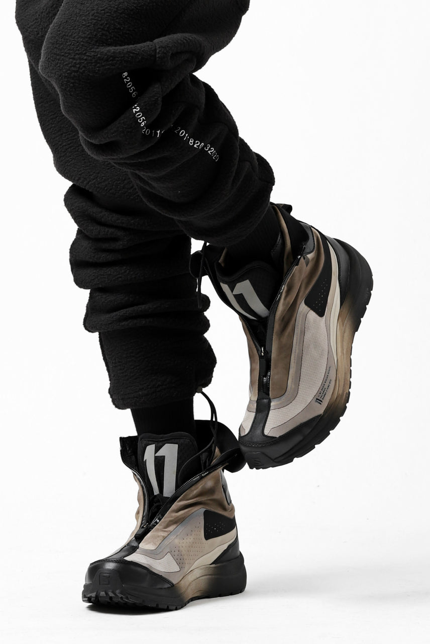 画像をギャラリービューアに読み込む, A.F ARTEFACT "FLUFFY" EMBROIDERED TRACK PANTS / BomberFLEECE (BLACK)