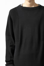 画像をギャラリービューアに読み込む, A.F ARTEFACT "WHOLEGARMENT" MOCKNECK KNIT PULLOVER (BLACK)