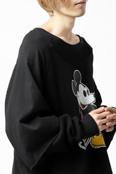 画像をギャラリービューアに読み込む, FACETASM × DISNEY Collaboration MICKEY DOCKING LAYER TOPS (BLACK)