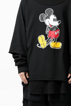 画像をギャラリービューアに読み込む, FACETASM × DISNEY Collaboration MICKEY DOCKING LAYER TOPS (BLACK)