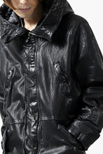 Load image into Gallery viewer, ISAMU KATAYAMA BACKLASH N-3B FLIGHT JACKET / GOAT LEATHER (GARMENT + SPRAY DYED BLACK)
