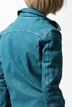 Load image into Gallery viewer, ISAMU KATAYAMA BACKLASH exclusive DOUBLE RIDERS JACKET / JP-CALF GARMENT WASHED (BLACK)