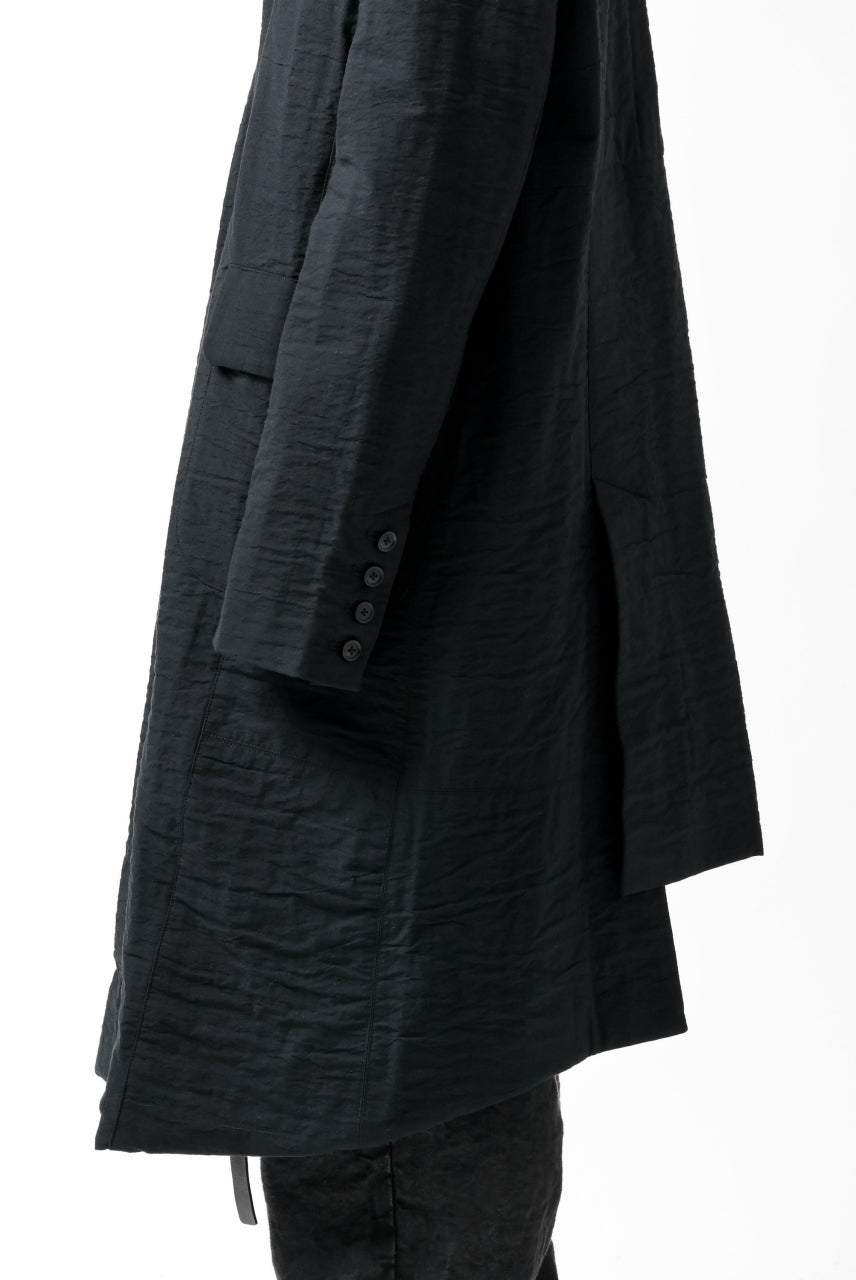 画像をギャラリービューアに読み込む, Aleksandr Manamis Double Benz Long Coat (BLACK)