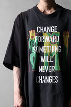 画像をギャラリービューアに読み込む, CHANGES VINTAGE REMAKE MULTI PANEL S/S TEE (BLACK #G)