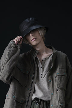 画像をギャラリービューアに読み込む, ISAMU KATAYAMA BACKLASH BUCKET HAT / MONOCHROME LUXURY STEER (BLACK)