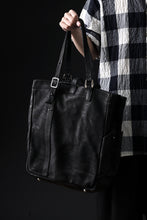 画像をギャラリービューアに読み込む, ISAMU KATAYAMA BACKLASH TOTE BAG / DOUBLE-SHOULDER OBJECT DYED (BLACK)