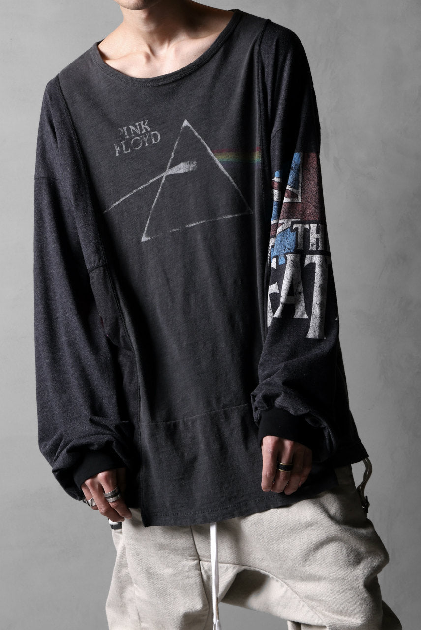 画像をギャラリービューアに読み込む, CHANGES VINTAGE REMAKE MULTI PANEL L/S TEE (BLACK #A)