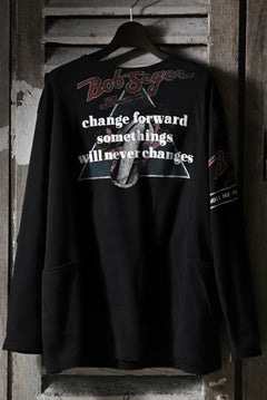 画像をギャラリービューアに読み込む, CHANGES VINTAGE REMAKE BOAT-NECK BAND L/S TEE (BLACK #A)
