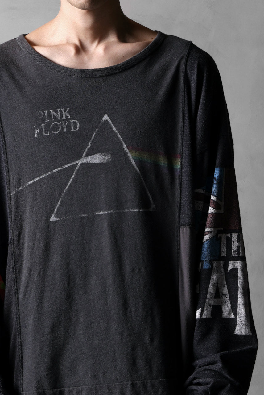 画像をギャラリービューアに読み込む, CHANGES VINTAGE REMAKE MULTI PANEL L/S TEE (BLACK #A)