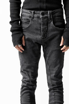 画像をギャラリービューアに読み込む, thomkrom OVER LOCKED SKINNY TROUSERS /  FADE STRETCH DENIM (LIGHT GREY)