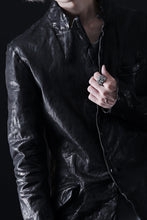 画像をギャラリービューアに読み込む, ISAMU KATAYAMA BACKLASH TAILORED JACKET / DOUBLE-SHOULDER OBJECT DYED (BLACK)