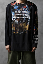 画像をギャラリービューアに読み込む, CHANGES VINTAGE REMAKE BOAT-NECK BAND L/S TEE (BLACK #D)