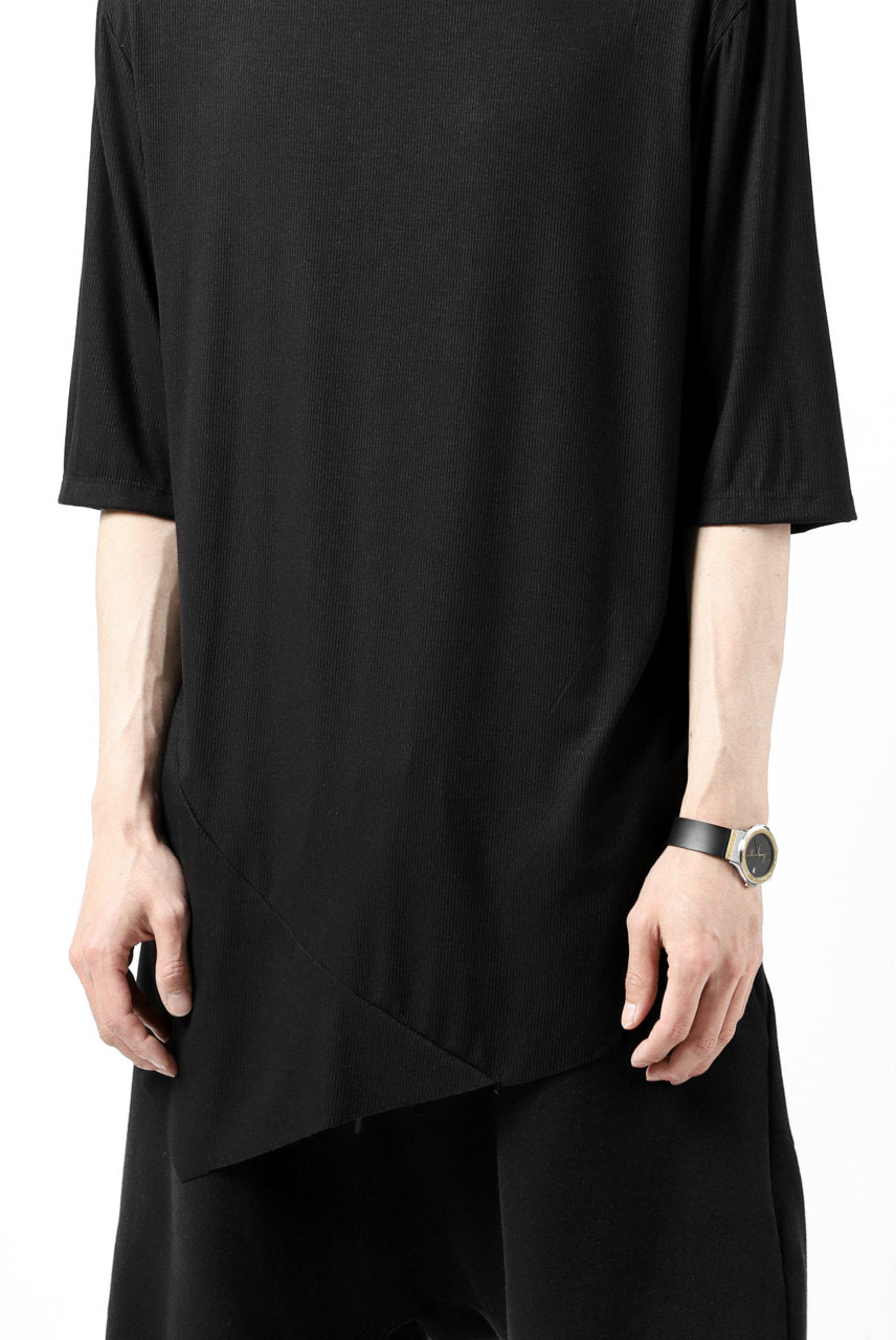 Load image into Gallery viewer, FIRST AID TO THE INJURED ROAMINY SHORT SLEEVE T-SHIRT / MIXED UP RIB (BLACK)