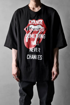 画像をギャラリービューアに読み込む, CHANGES VINTAGE REMAKE MULTI PANEL S/S TEE (BLACK #D)