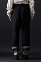 画像をギャラリービューアに読み込む, forme d'expression Baggy 5 Pocket Pants (Black)
