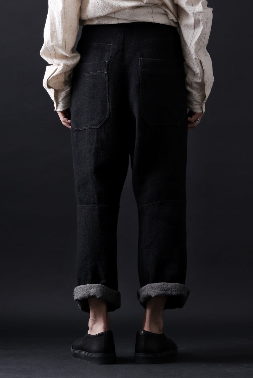 画像をギャラリービューアに読み込む, forme d'expression Baggy 5 Pocket Pants (Black)
