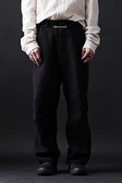 画像をギャラリービューアに読み込む, forme d'expression Baggy 5 Pocket Pants (Black)