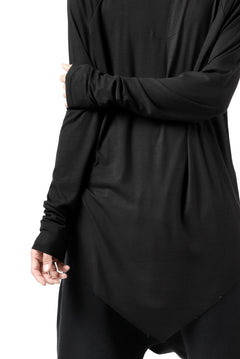 Load image into Gallery viewer, FIRST AID TO THE INJURED REHAM RAGLAN LONG SLEEVE T-SHIRT / MIXED UP RIB (BLACK)