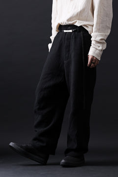 画像をギャラリービューアに読み込む, forme d'expression Baggy 5 Pocket Pants (Black)