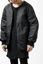 Load image into Gallery viewer, ISAMU KATAYAMA BACKLASH N-3B FLIGHT JACKET / GOAT LEATHER (GARMENT + SPRAY DYED BLACK)