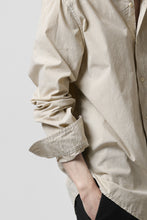 画像をギャラリービューアに読み込む, daub DYEING MINIMAL LS SHIRT / C.POPLIN (SAND)