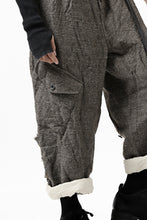 画像をギャラリービューアに読み込む, YUTA MATSUOKA buggy trousers / primitive wool (brown)