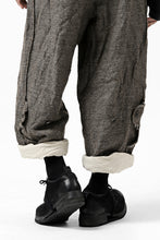 画像をギャラリービューアに読み込む, YUTA MATSUOKA buggy trousers / primitive wool (brown)