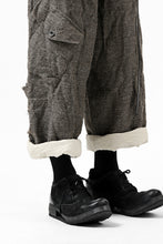 画像をギャラリービューアに読み込む, YUTA MATSUOKA buggy trousers / primitive wool (brown)